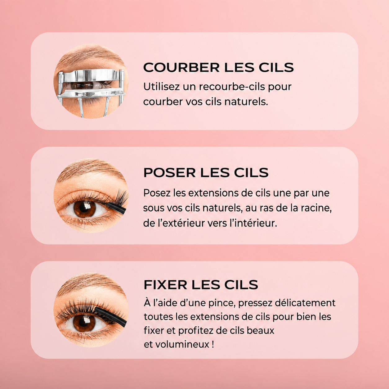 Starter Kit - Faux-cils précollés + Pince applicateur