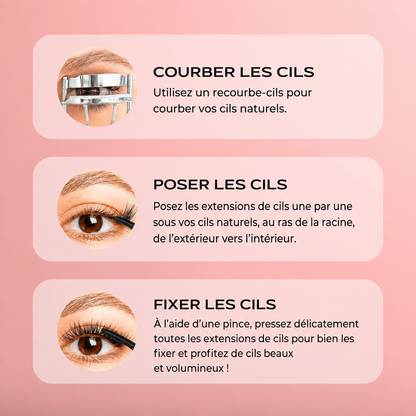 Starter Kit - Faux-cils précollés + Pince applicateur