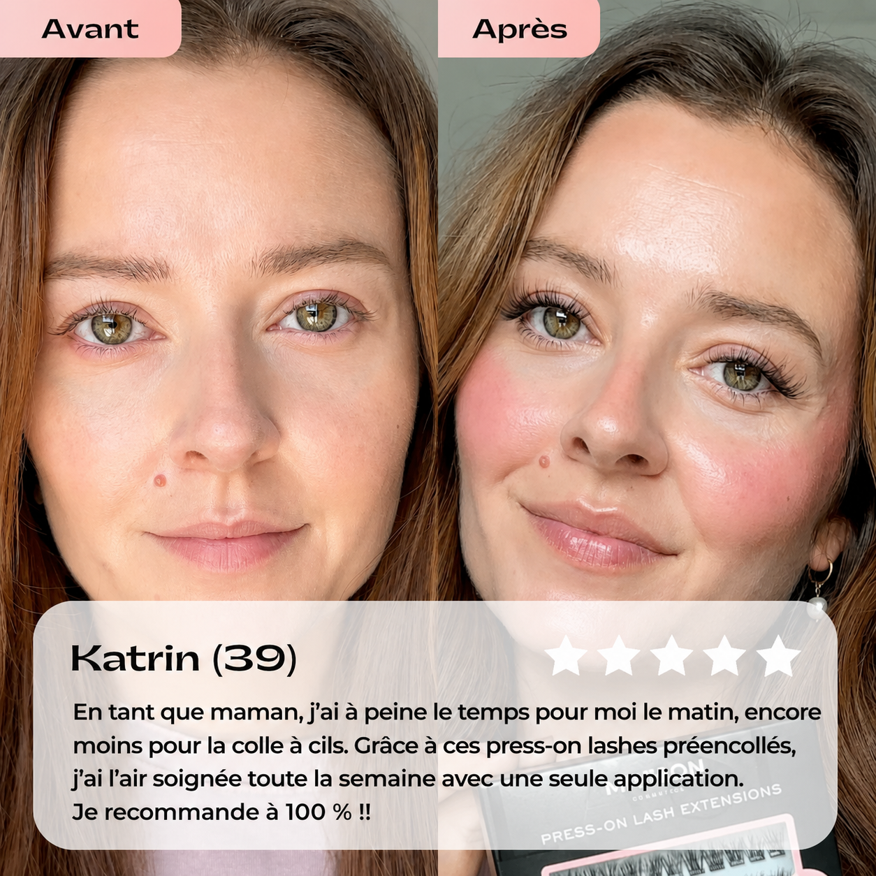 Starter Kit - Faux-cils précollés + Pince applicateur