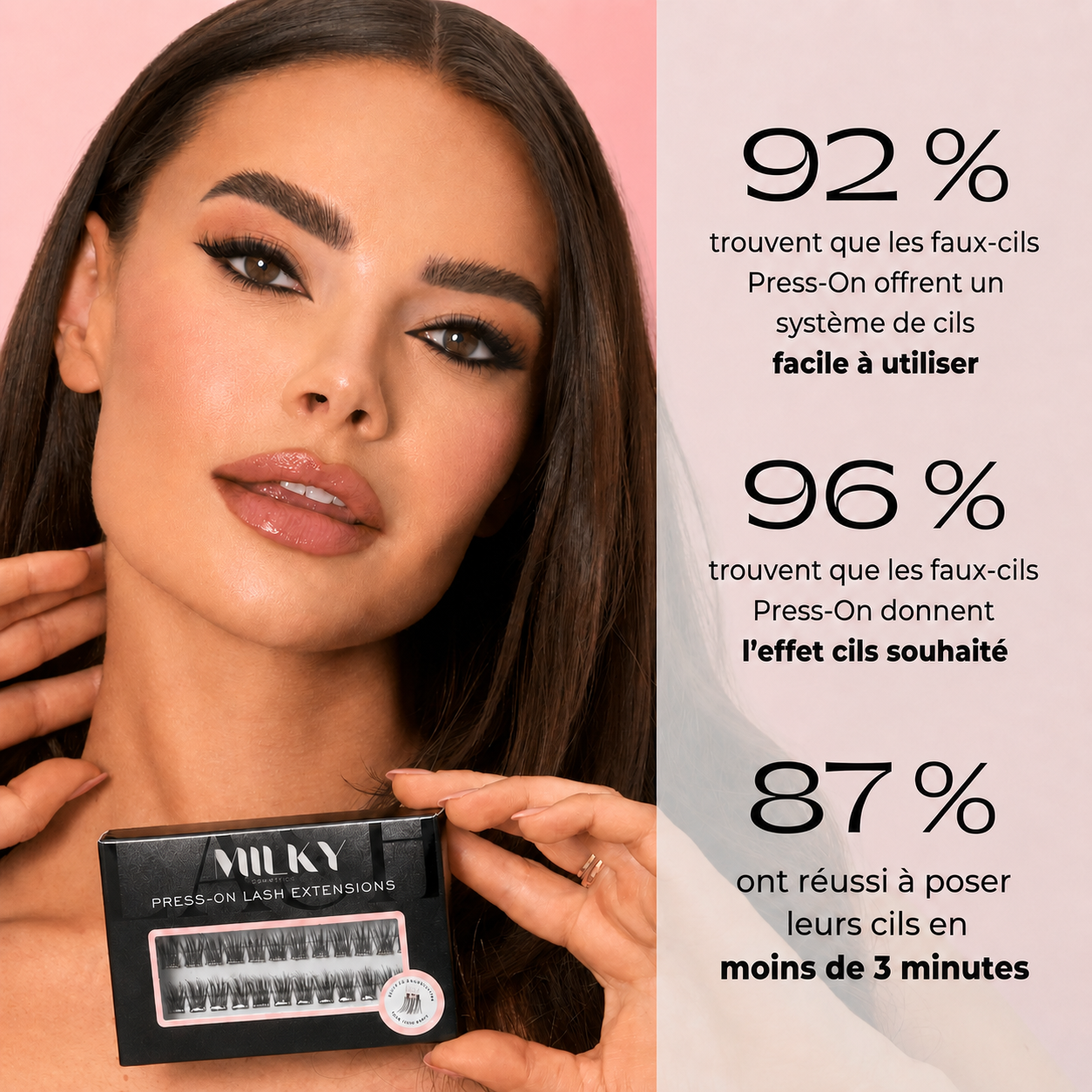 Starter Kit - Faux-cils précollés + Pince applicateur